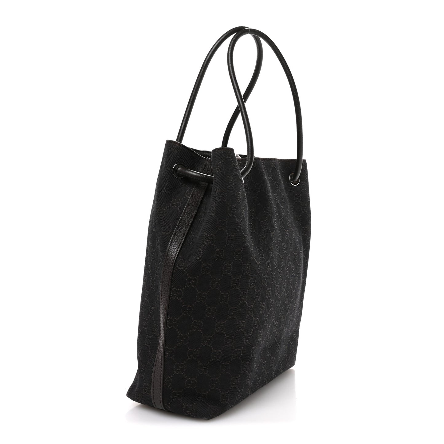 Canvas Monogram Gifford Shopping Tote Brown