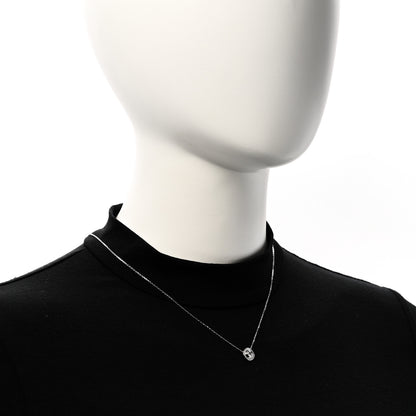 Cartier 18K White Gold Diamond .25ct D'Amour Pave Necklace 2 of 6
