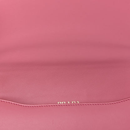 Prada Straw Floral Embroidered Shoulder Bag Naturale Begonia 7 of 10