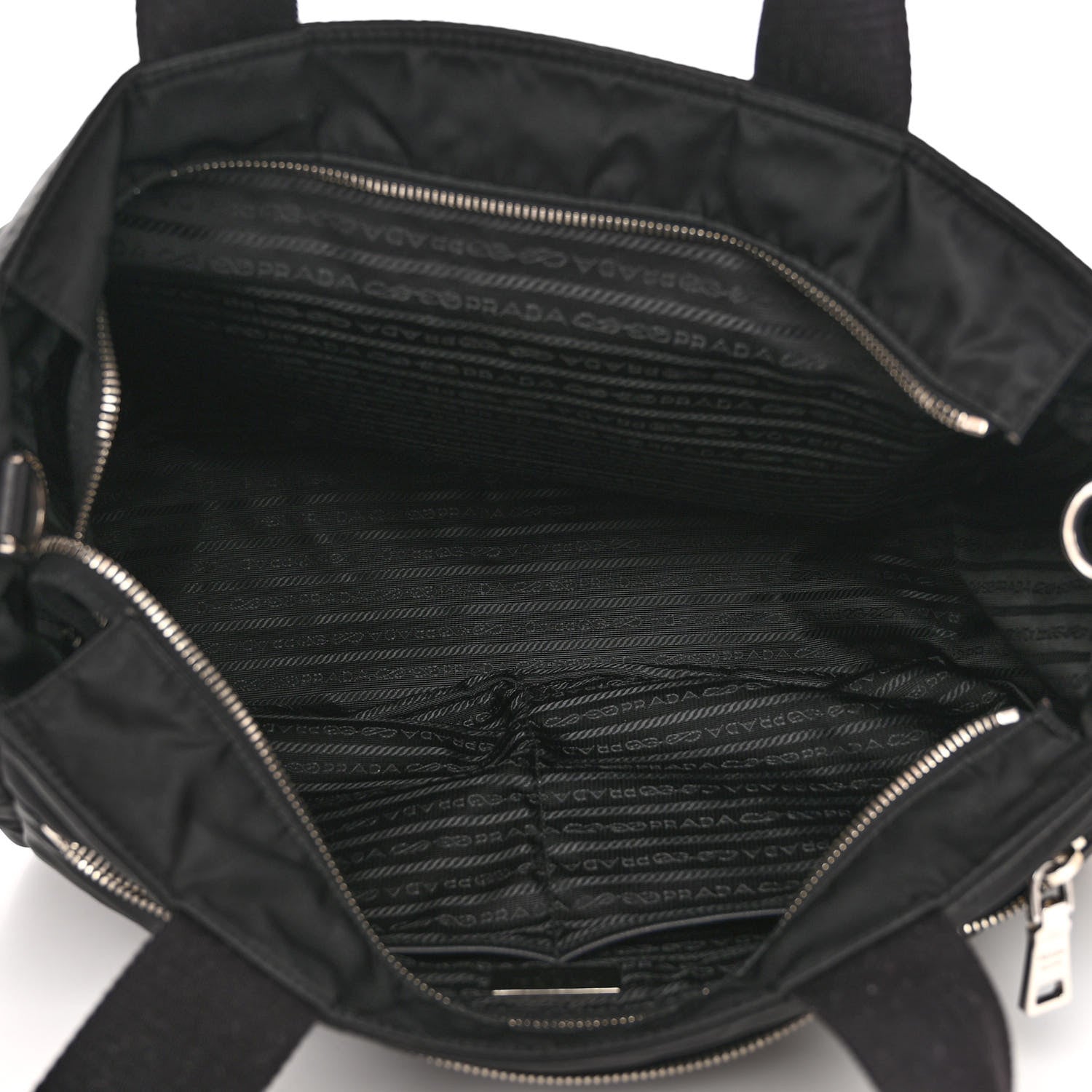 Prada Tessuto Nylon Diaper Bag Black 5 of 9