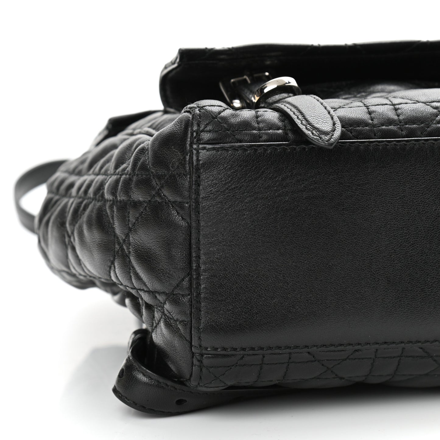 Lambskin Cannage Small Stardust Backpack Black
