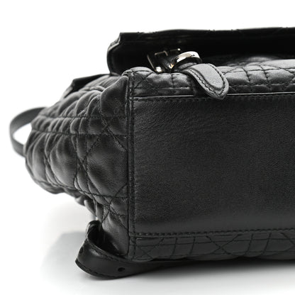 Christian Dior Lambskin Cannage Small Stardust Backpack Black 8 of 9