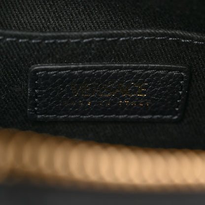 Versace Calfskin La Medusa Round Camera Bag Black 6 of 9