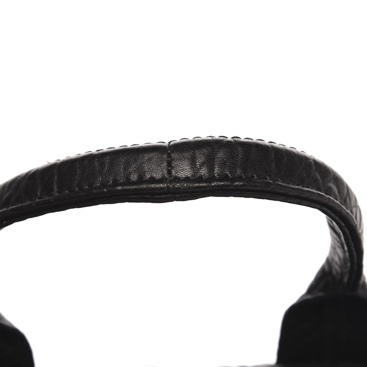 Pebbled Lambskin Rockie Black Matte Black Hardware