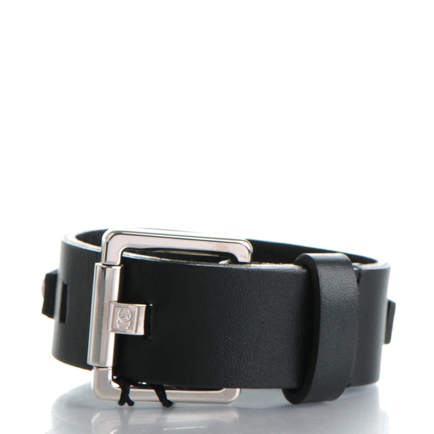 CC Chain Buckle Bracelet Black