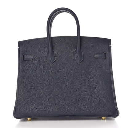 Hermes Togo Birkin 25 Bleu Nuit 4 of 38