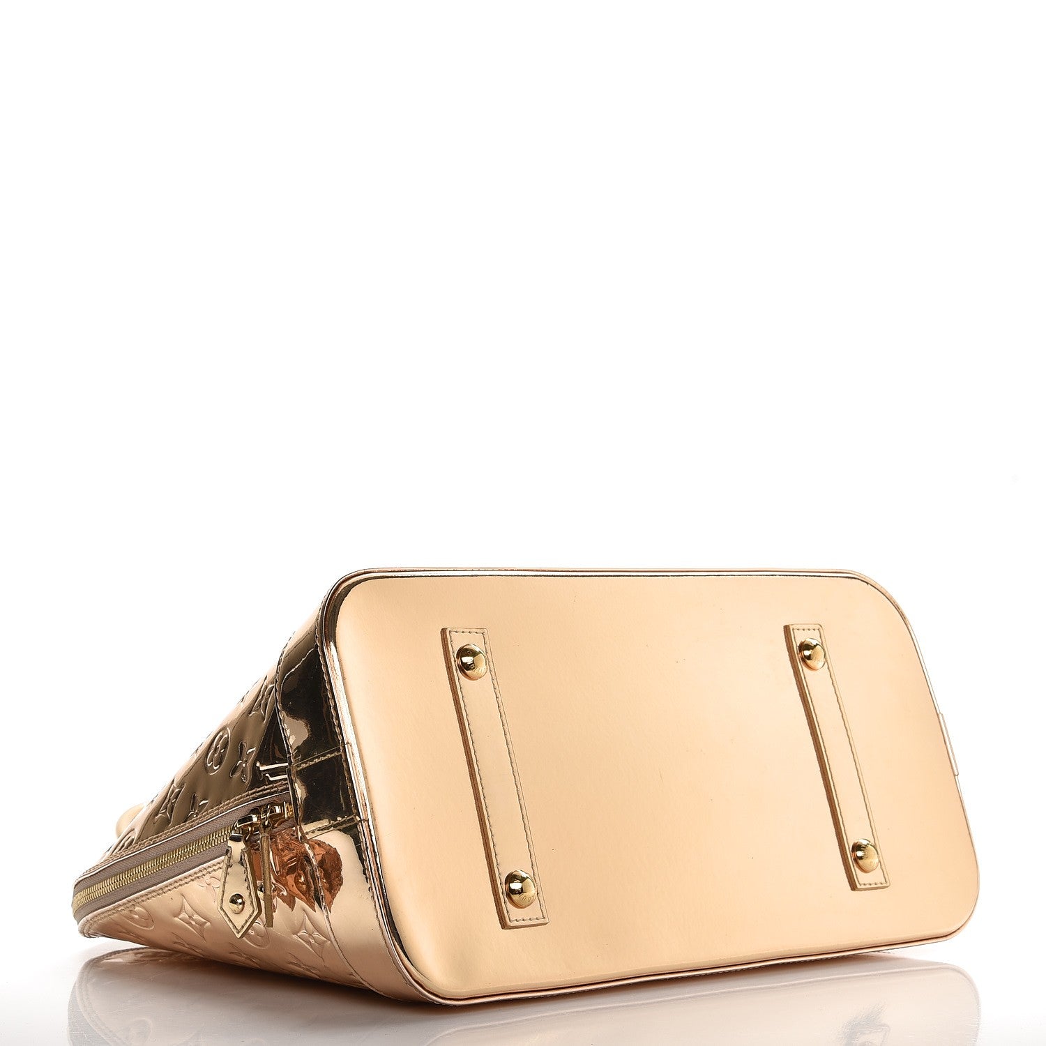Louis Vuitton Monogram Miroir Alma MM Gold 4 of 7