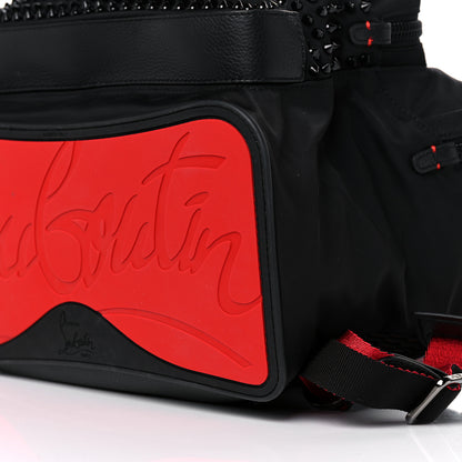 Christian Louboutin Nylon Backloubi Spiked Backpack Black 7 of 9