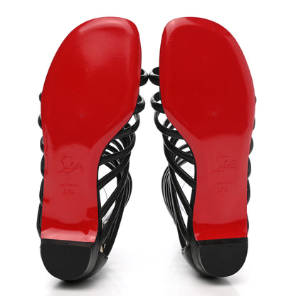 Christian Louboutin Nappa Catchetta Flats 37.5 Black 5 of 7