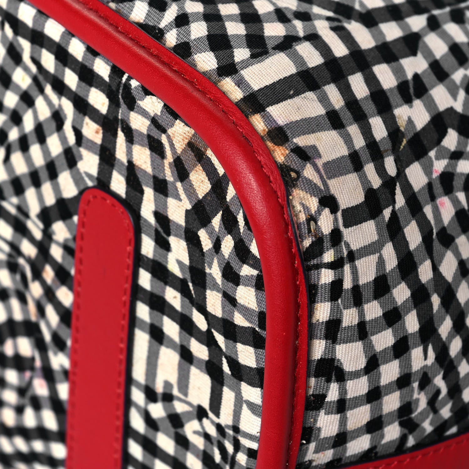 MCM Visetos Large Liz Reversible Shopper Tote Ruby Red 16 of 24