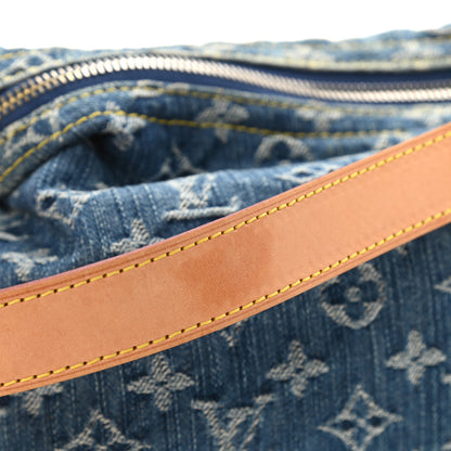 Louis Vuitton Monogram Denim Baggy PM Blue 7 of 10