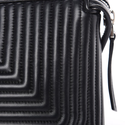 Fendi Shiny Nappa Trapuntata Chain Small DotCom Click Chain Satchel Black 9 of 13