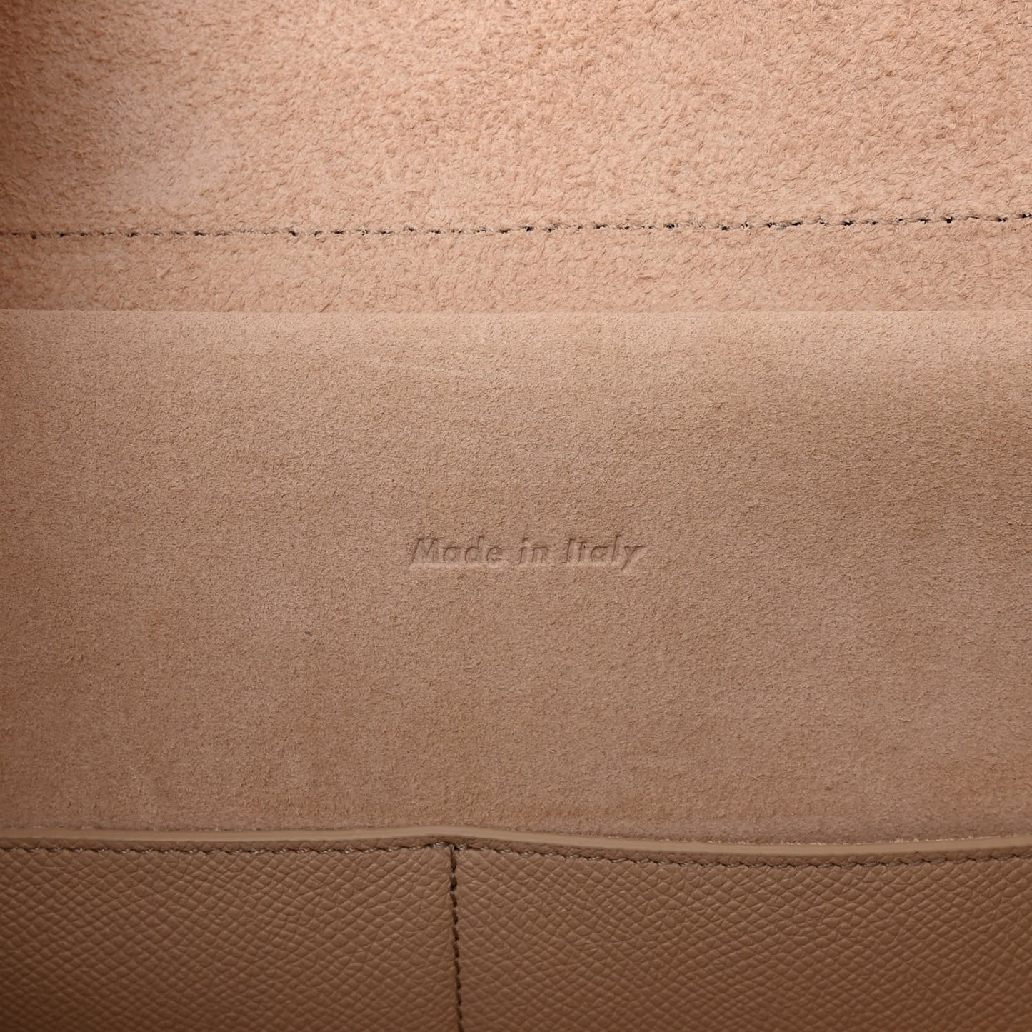 Grained Calfskin Mini Belt Bag Light Taupe