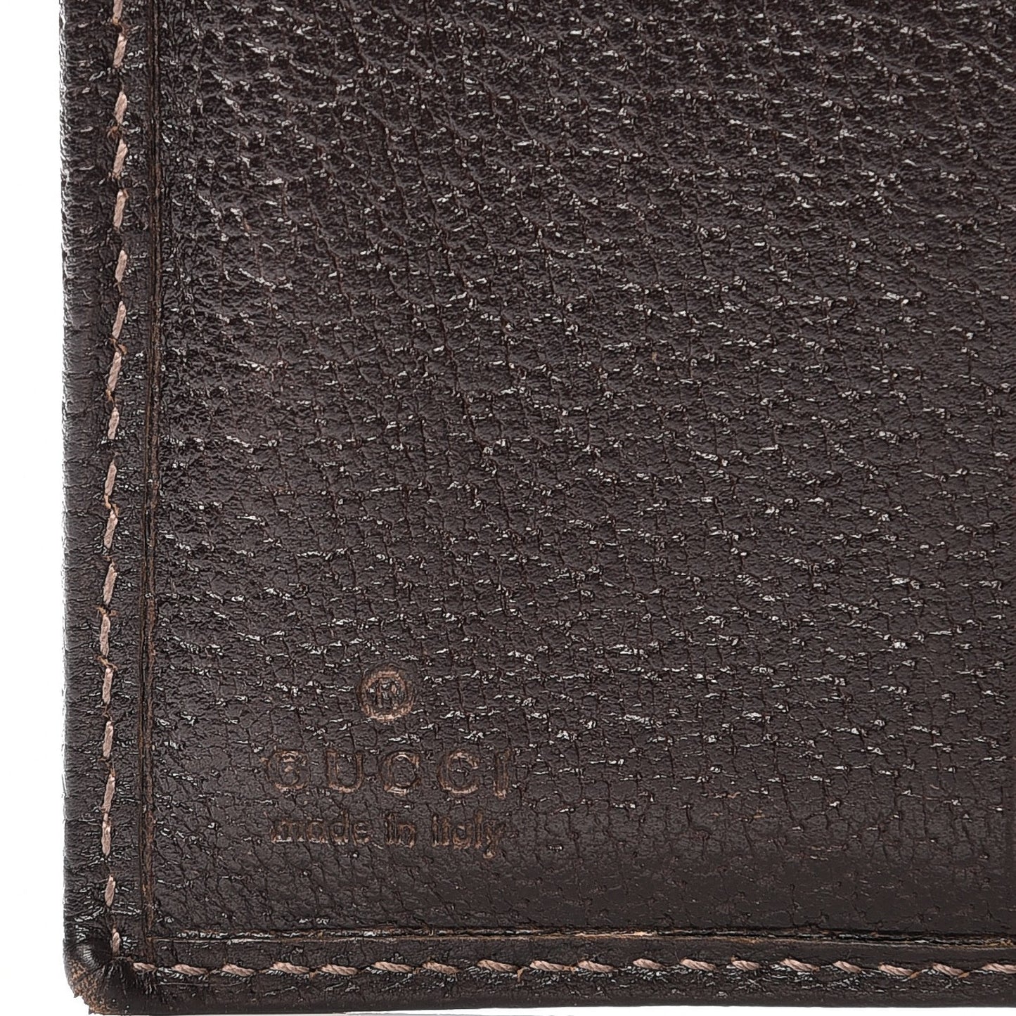 Monogram Abbey Compact Wallet Dark Brown