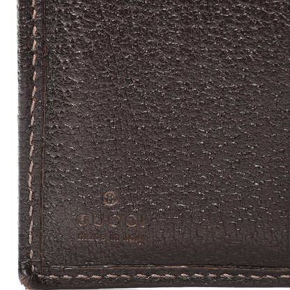 Gucci Monogram Abbey Compact Wallet Dark Brown 6 of 10