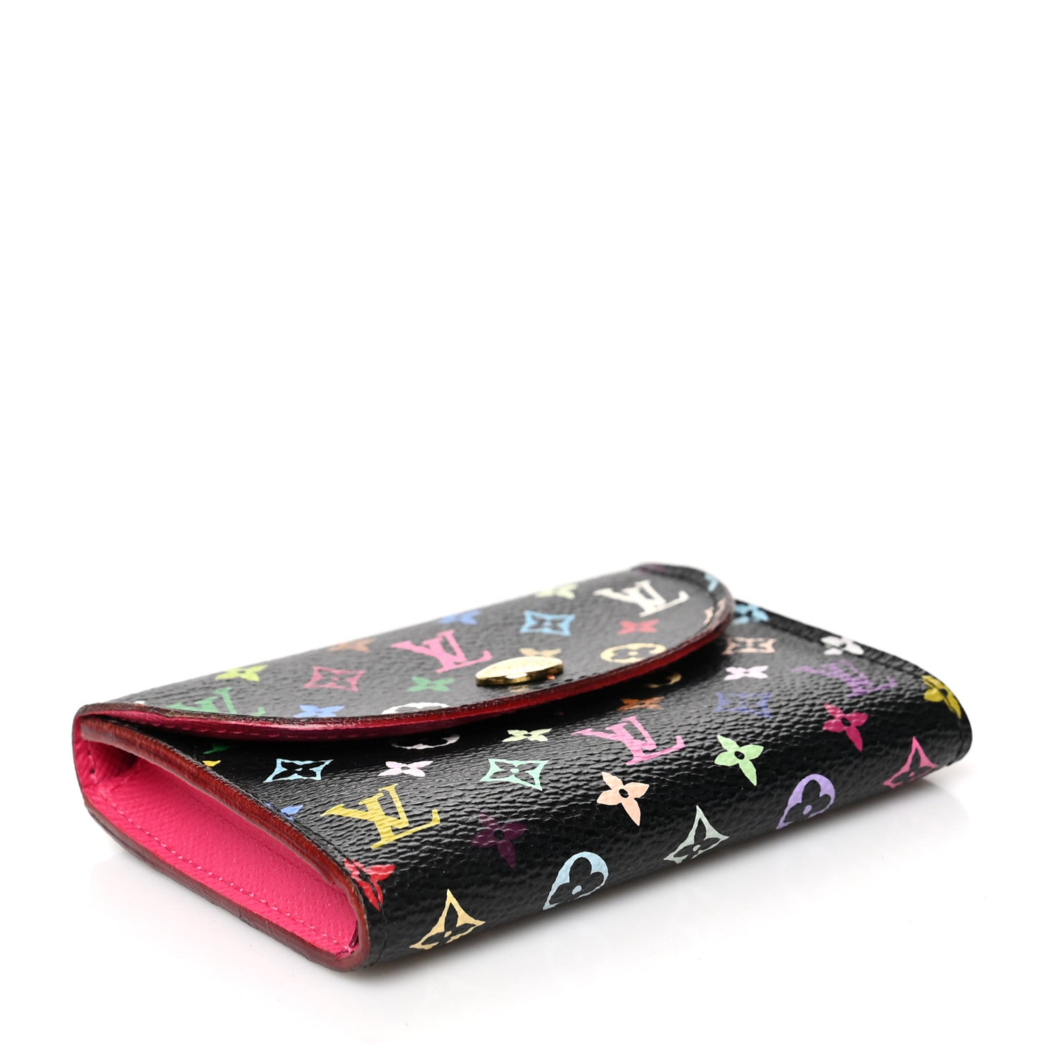 Louis Vuitton Monogram Multicolor Business Card Holder Black Grenade 4 of 8