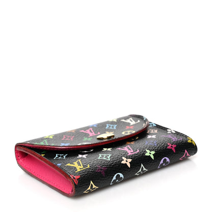 Louis Vuitton Monogram Multicolor Business Card Holder Black Grenade 4 of 8