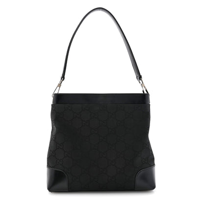 Gucci Nylon Monogram Tote Bag Black 1 of 12