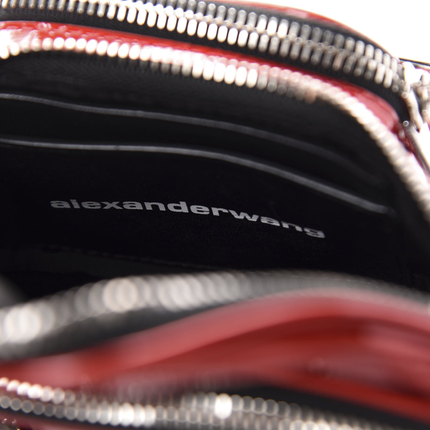 Patent Attica Mini Belt Bag Red