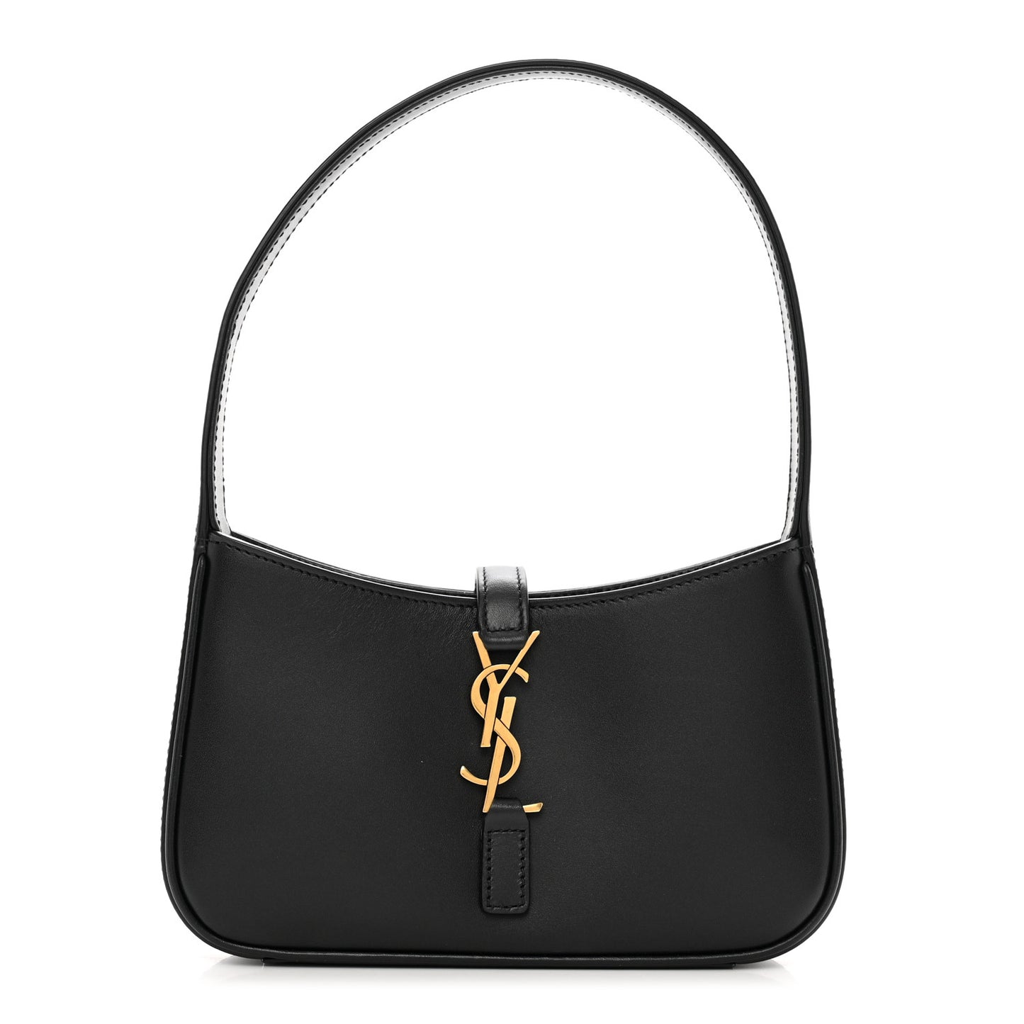 Smooth Calfskin Le 5 A 7 Mini Hobo Black