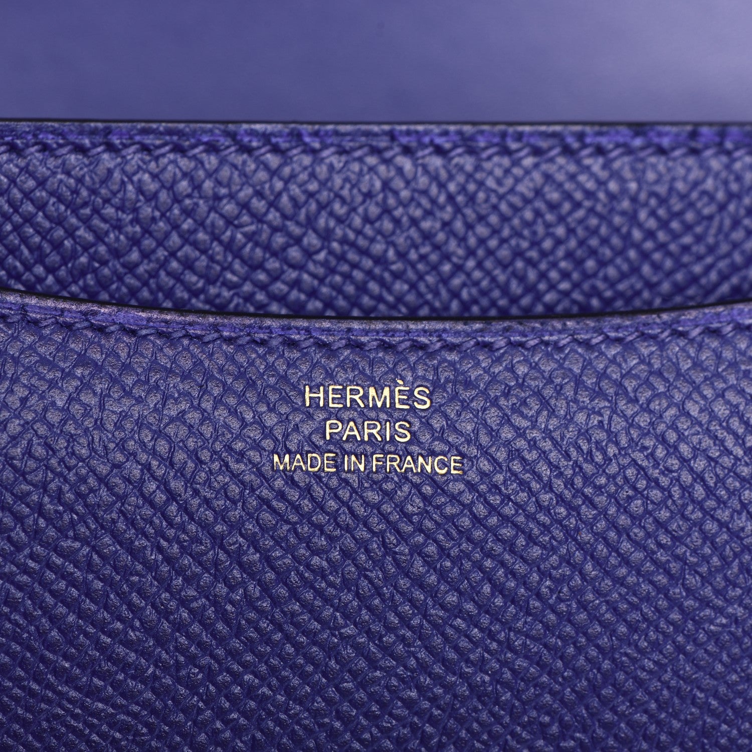 Hermes Epsom Constance 18 Bleu Electrique 6 of 18