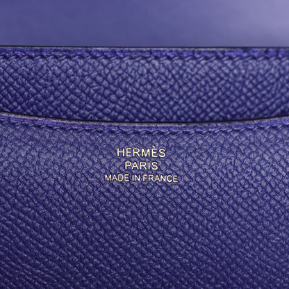 Hermes Epsom Constance 18 Bleu Electrique 6 of 18