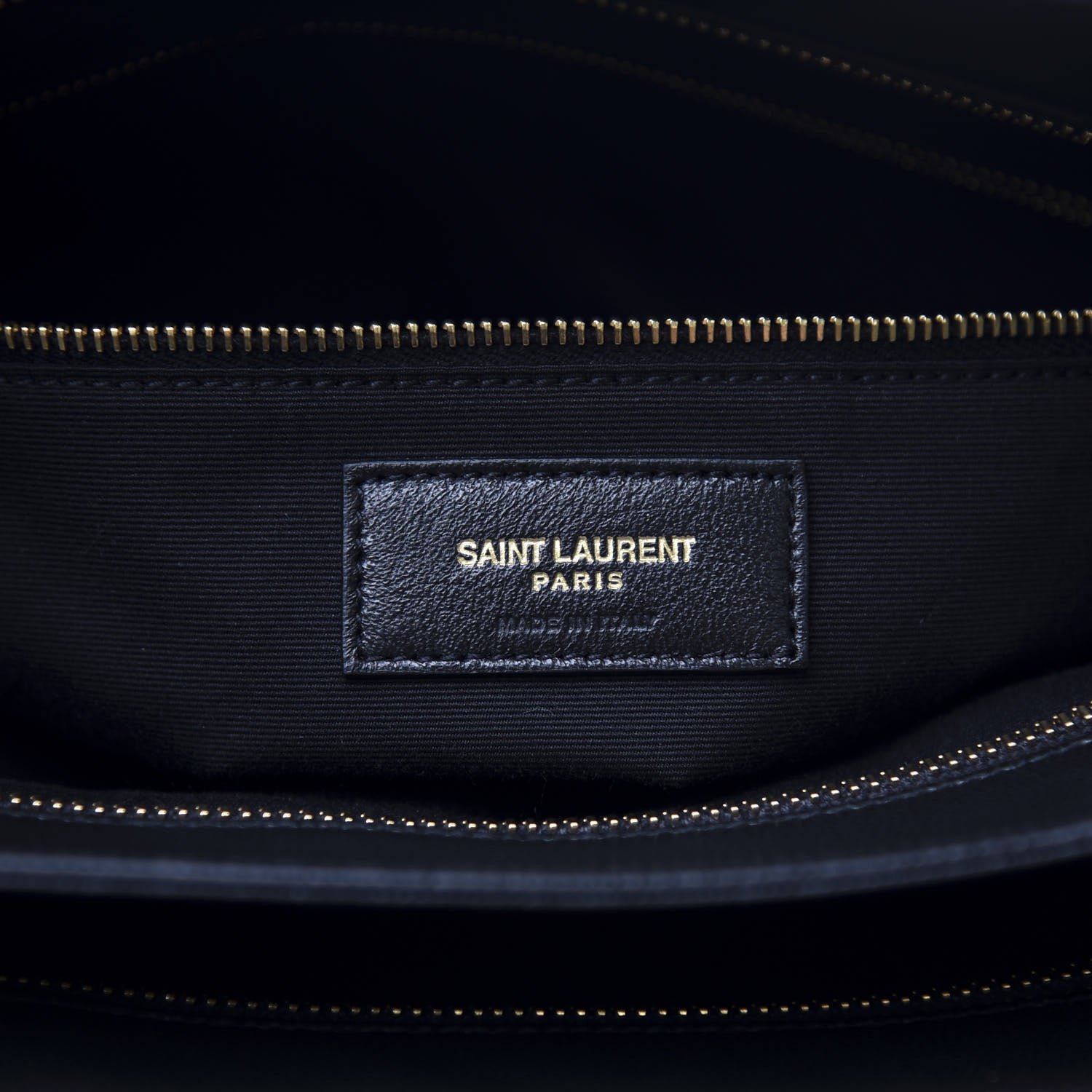 Saint Laurent Grain De Poudre Matelasse Chevron Medium Tribeca Shopping Bag Black 6 of 10