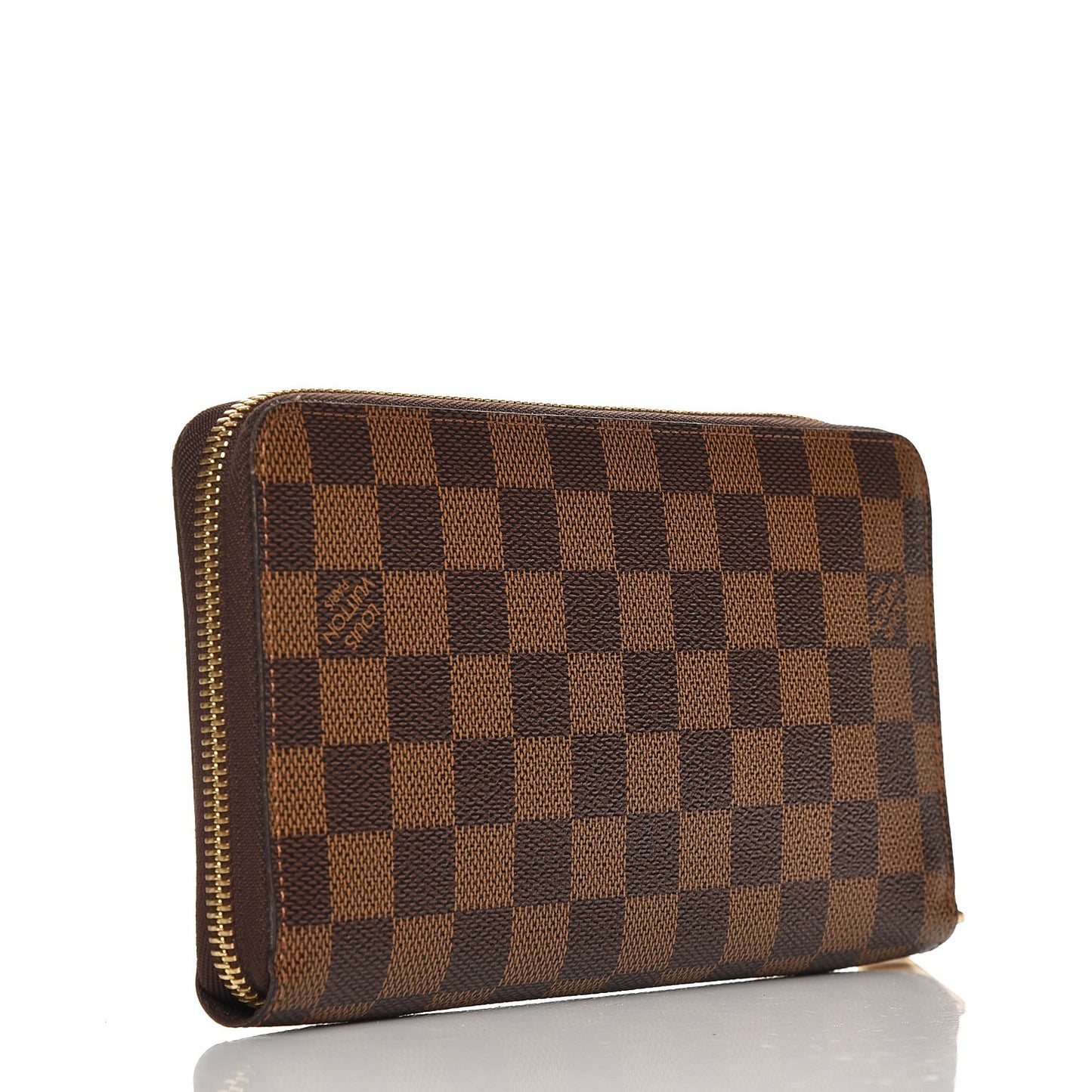 Damier Ebene Zippy Organizer Wallet