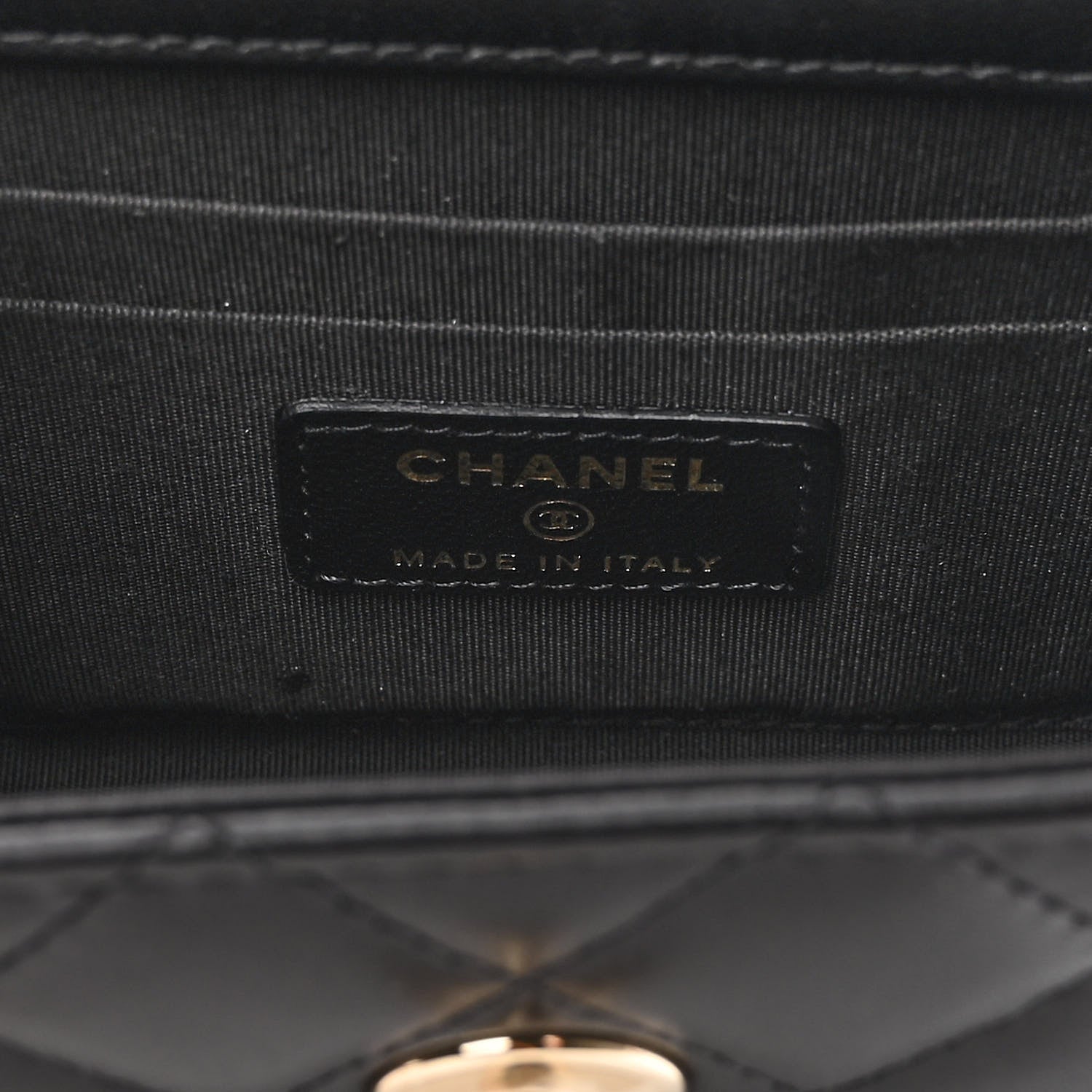 Chanel Lambskin Quilted Mini Trendy CC Clutch With Chain Black 6 of 10