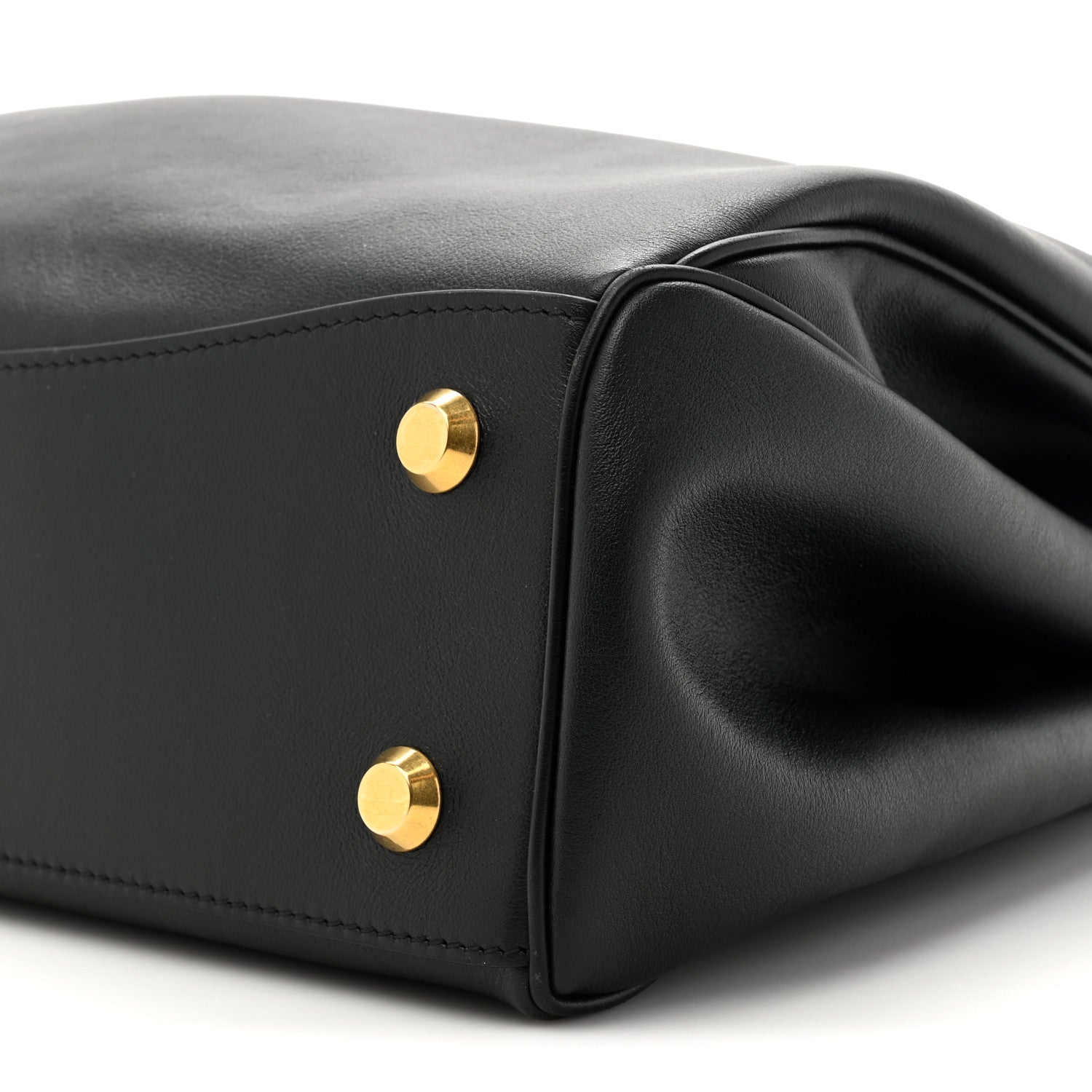 Balenciaga Natural Smooth Calfskin Medium Rodeo Top Handle Handbag Black 10 of 14