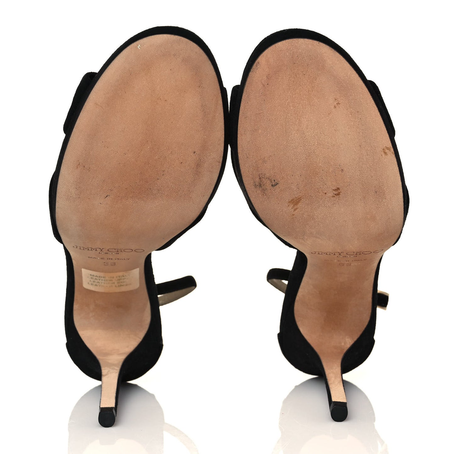 Suede Marion 100 Sandals 36 Black