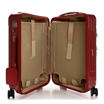 Rimowa Polycarbonate Salsa Deluxe Hybrid Cabin 53 Orient Red 4 of 12