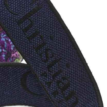 Christian Dior Toile de Jouy Voyage Embroidered Medium Lady D-Lite Blue Multicolor 11 of 13