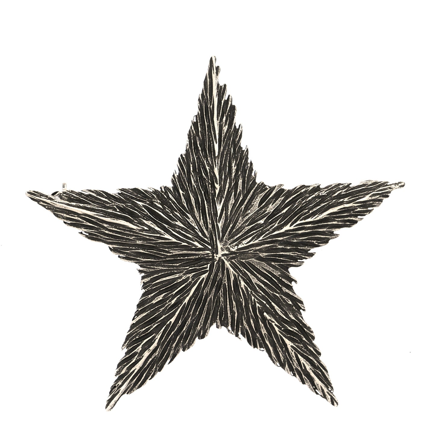 Brass Star Brooch Silver