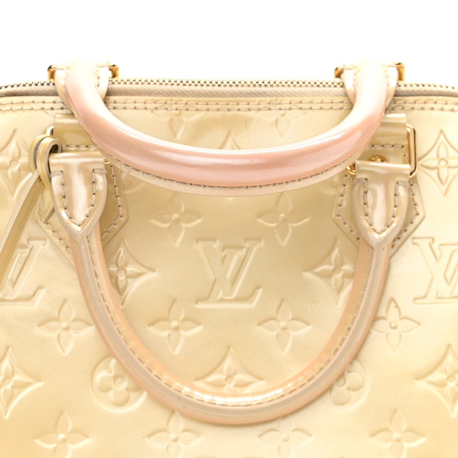 Louis Vuitton Vernis Alma PM Blanc Corail 16 of 21