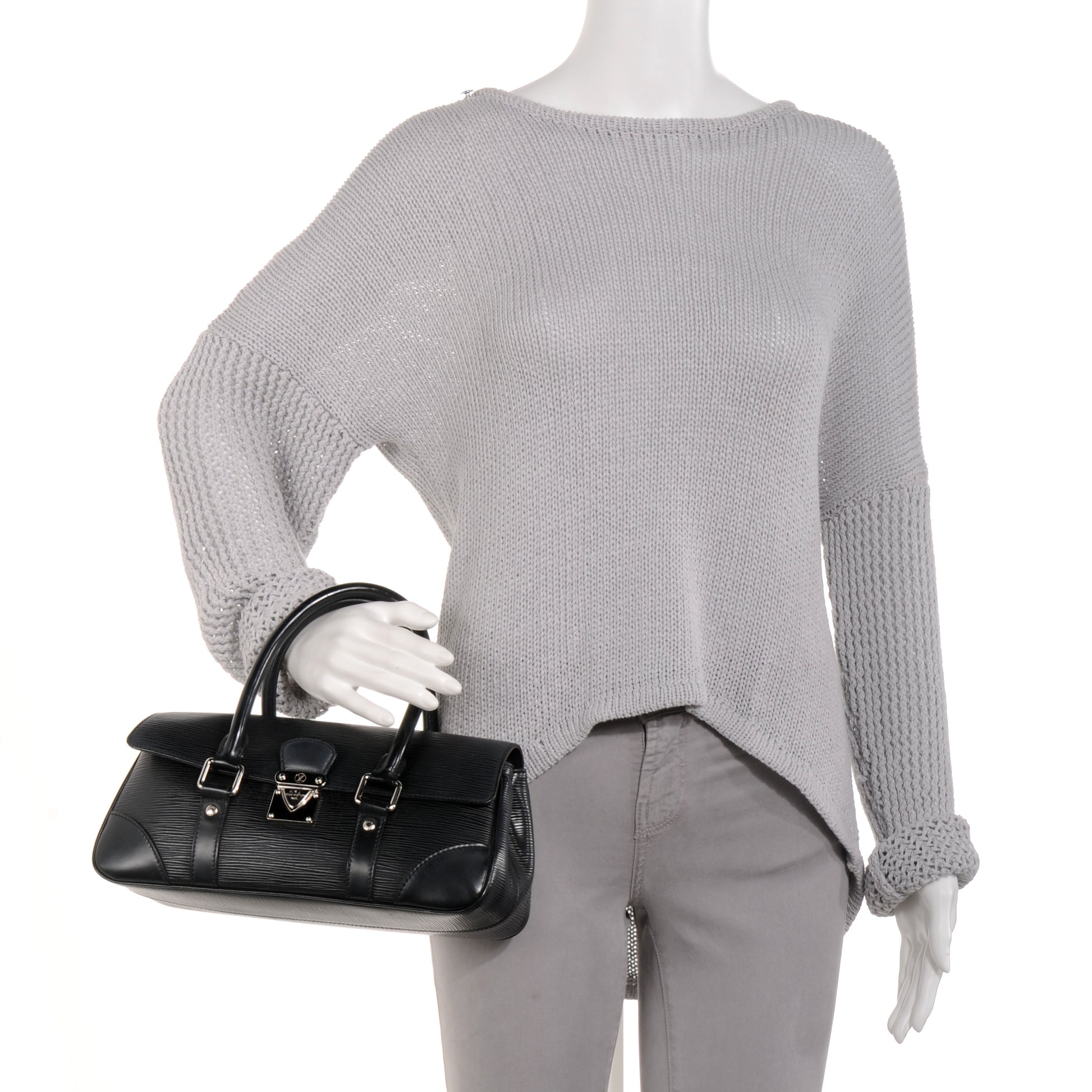 Louis Vuitton Epi Segur PM Black 2 of 8