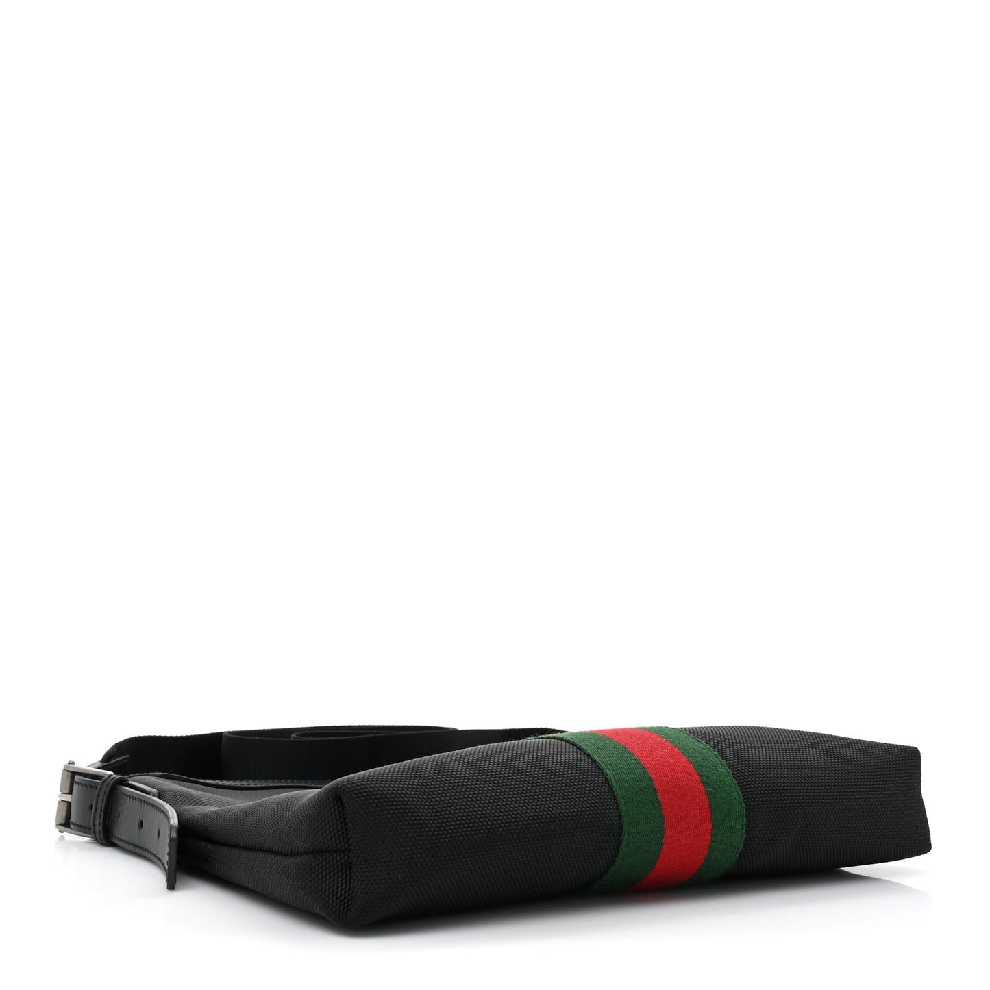 Techno Canvas Web Messenger Bag Black