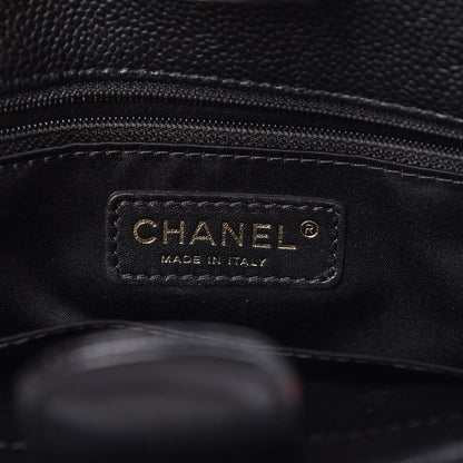 Chanel Caviar Quilted Petit Shopping Tote PST Black 6 of 11