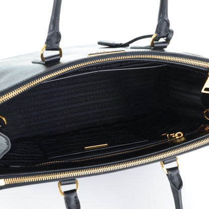 Prada Saffiano Medium Galleria Double Zip Tote Black 5 of 8
