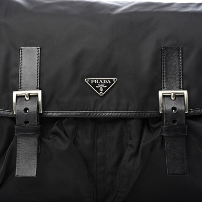Prada Nylon Vela Messenger Bag Black 10 of 12