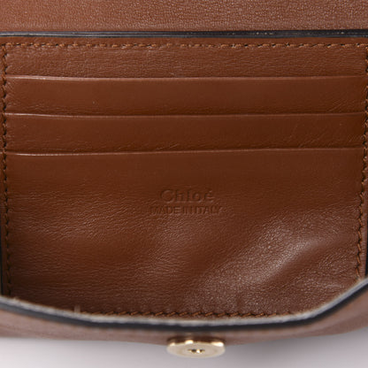 Chloe Suede Calfskin Mini Faye Shoulder Bag Tobacco 10 of 12