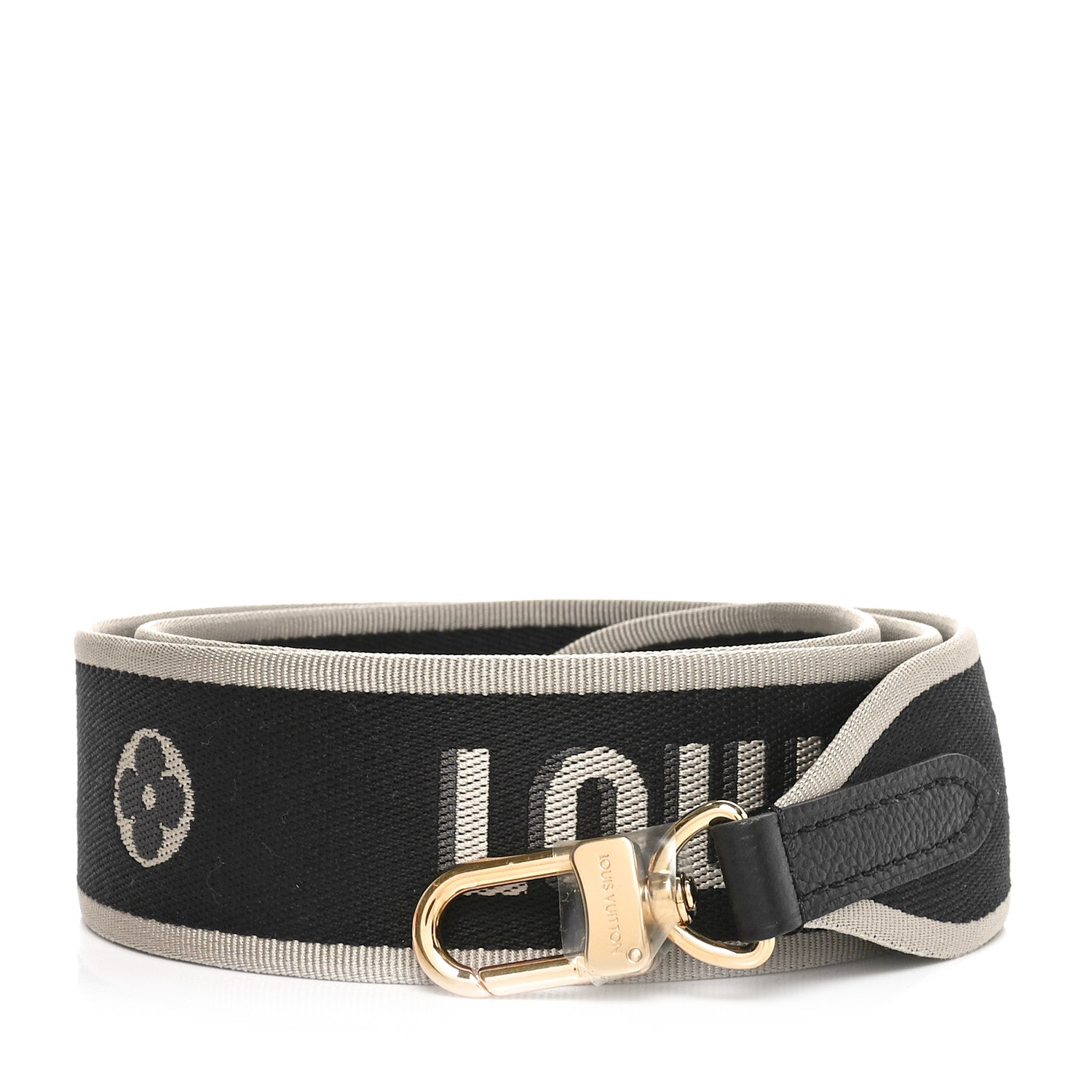 Louis Vuitton Jacquard Diane Shoulder Strap Black Ivory 1 of 3