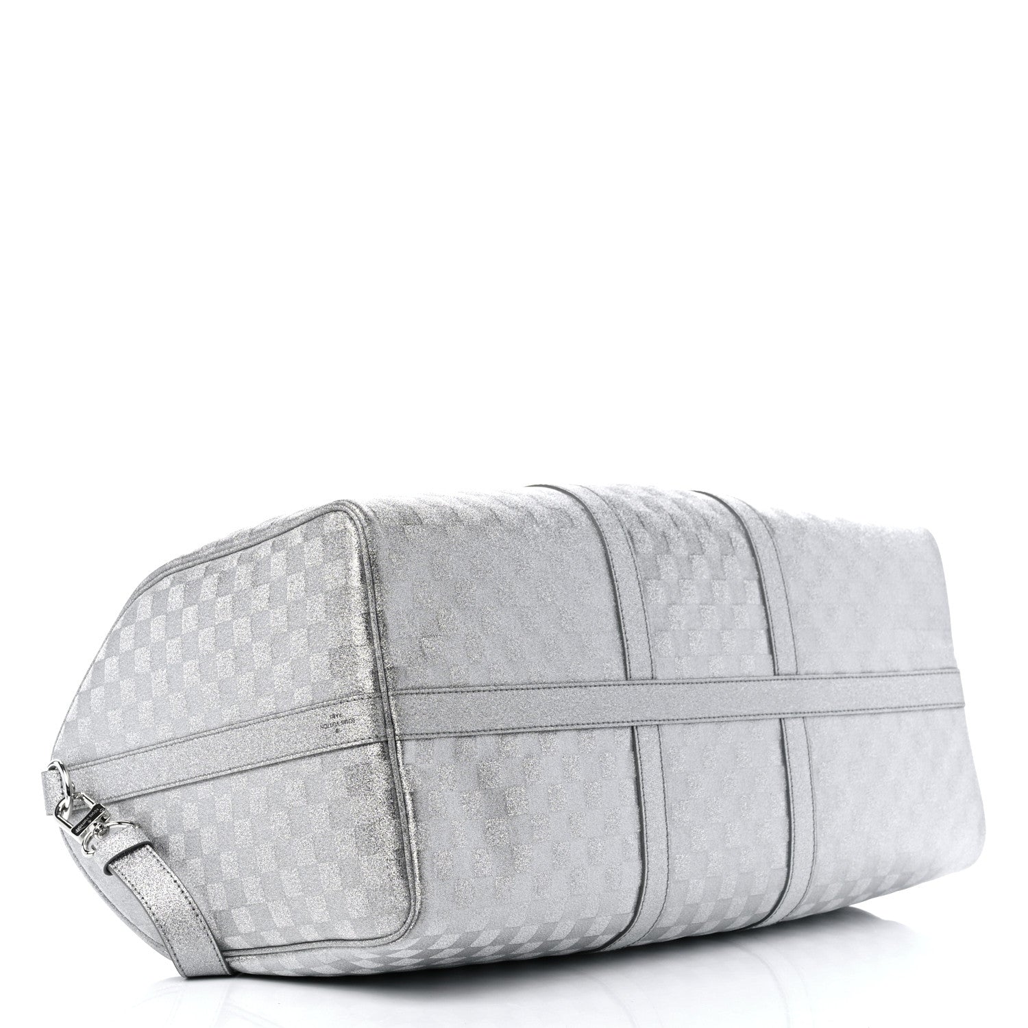 Louis Vuitton Damier Glitter Keepall Bandouliere 50 Silver 3 of 8