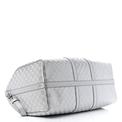 Louis Vuitton Damier Glitter Keepall Bandouliere 50 Silver 3 of 8