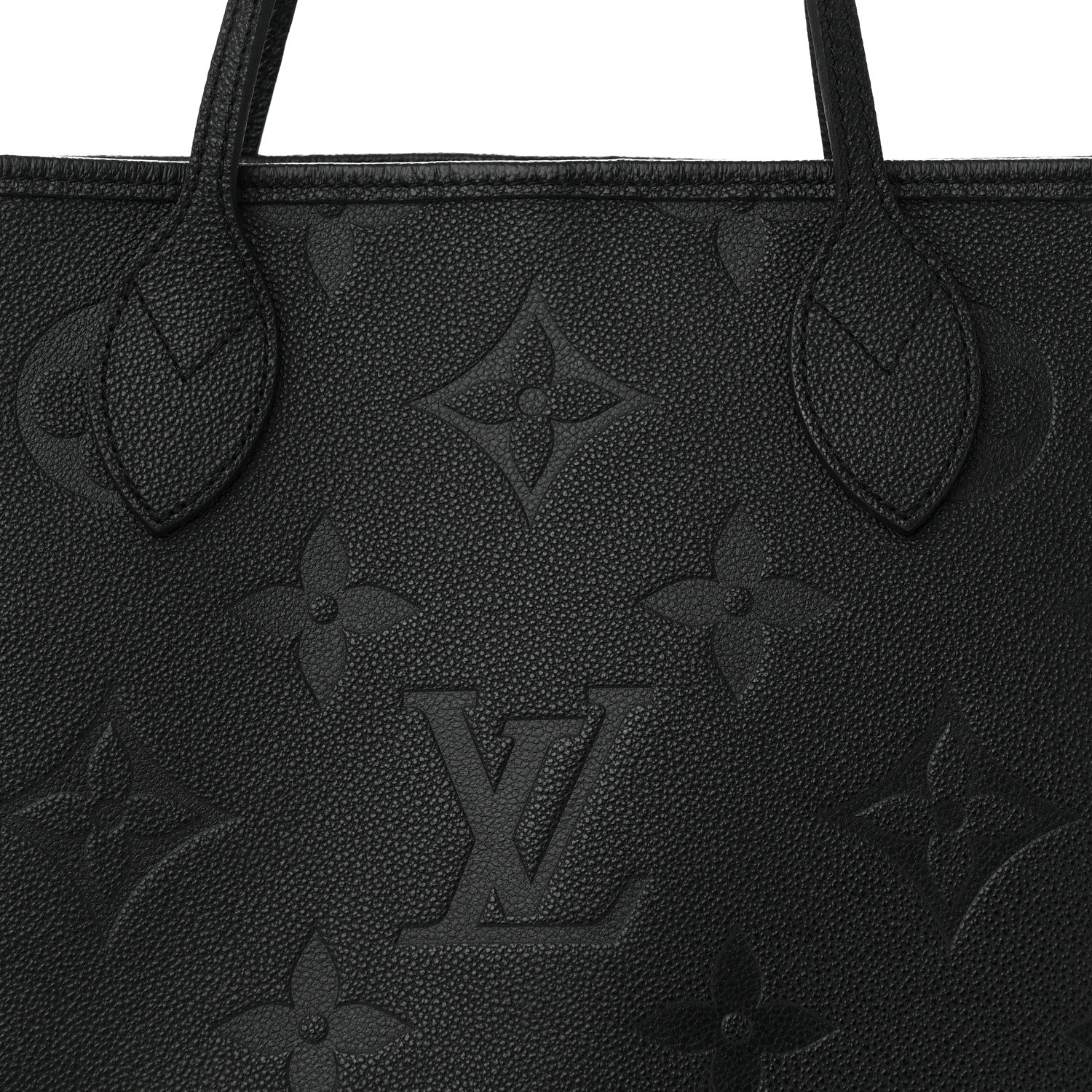Louis Vuitton Empreinte Monogram Giant Neverfull MM Black 8 of 10