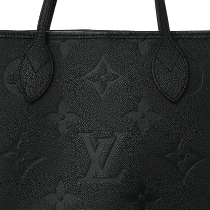 Louis Vuitton Empreinte Monogram Giant Neverfull MM Black 8 of 10