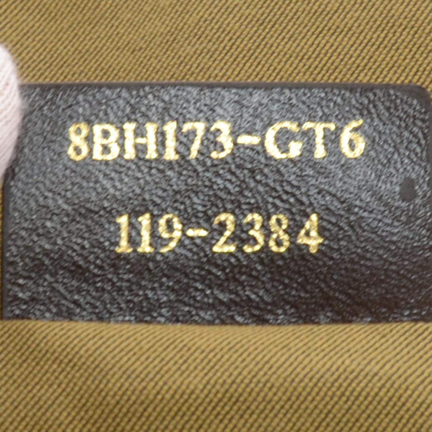 Fendi Jacquard Leopard Print Shopping Tote Brown 7 of 9