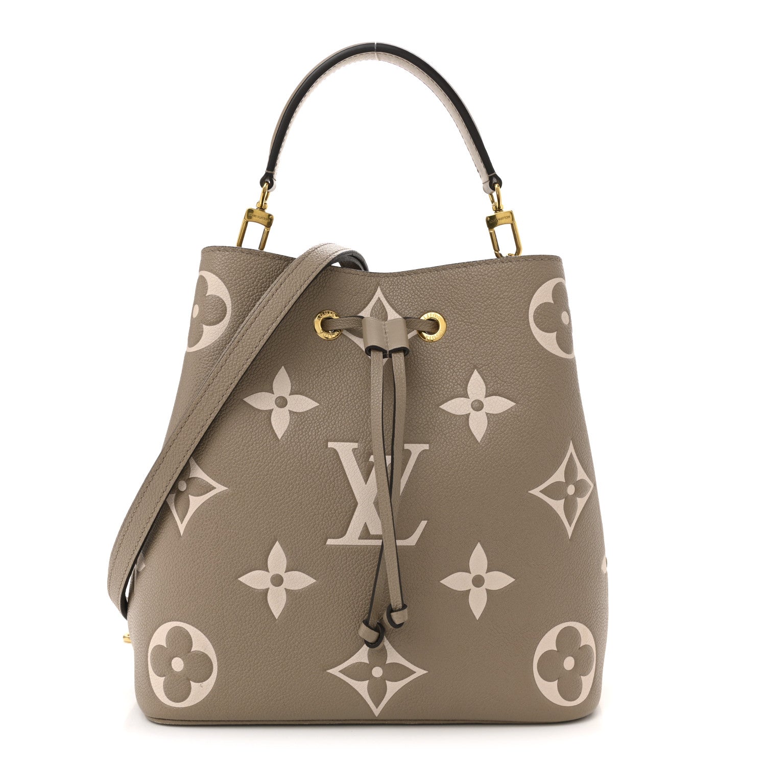 Louis Vuitton Empreinte Monogram Giant Neonoe MM Tourterelle Creme 1 of 10