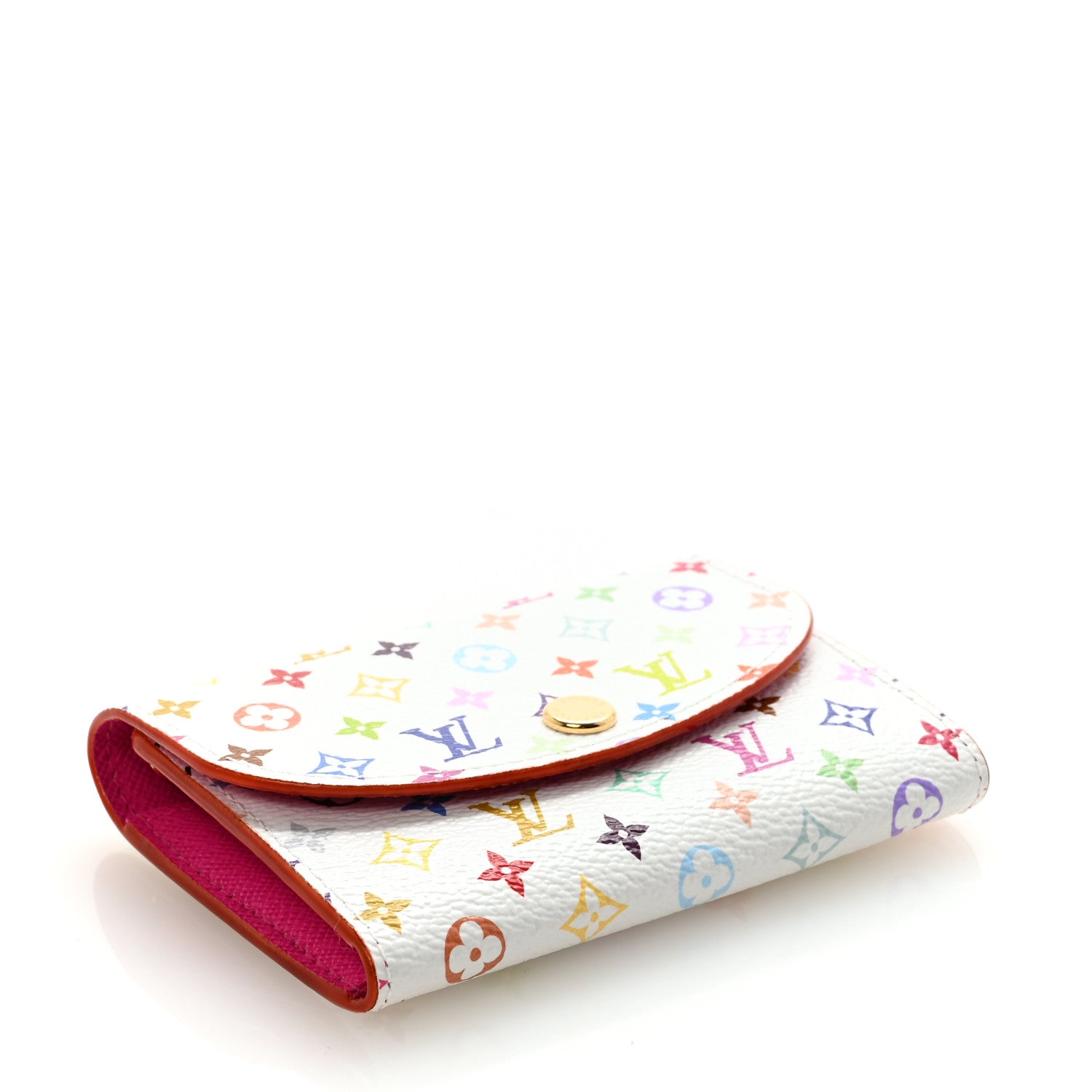 Louis Vuitton LV X TM Monogram Multicolor Rosalie Coin Purse White Kawaii Pink 4 of 7