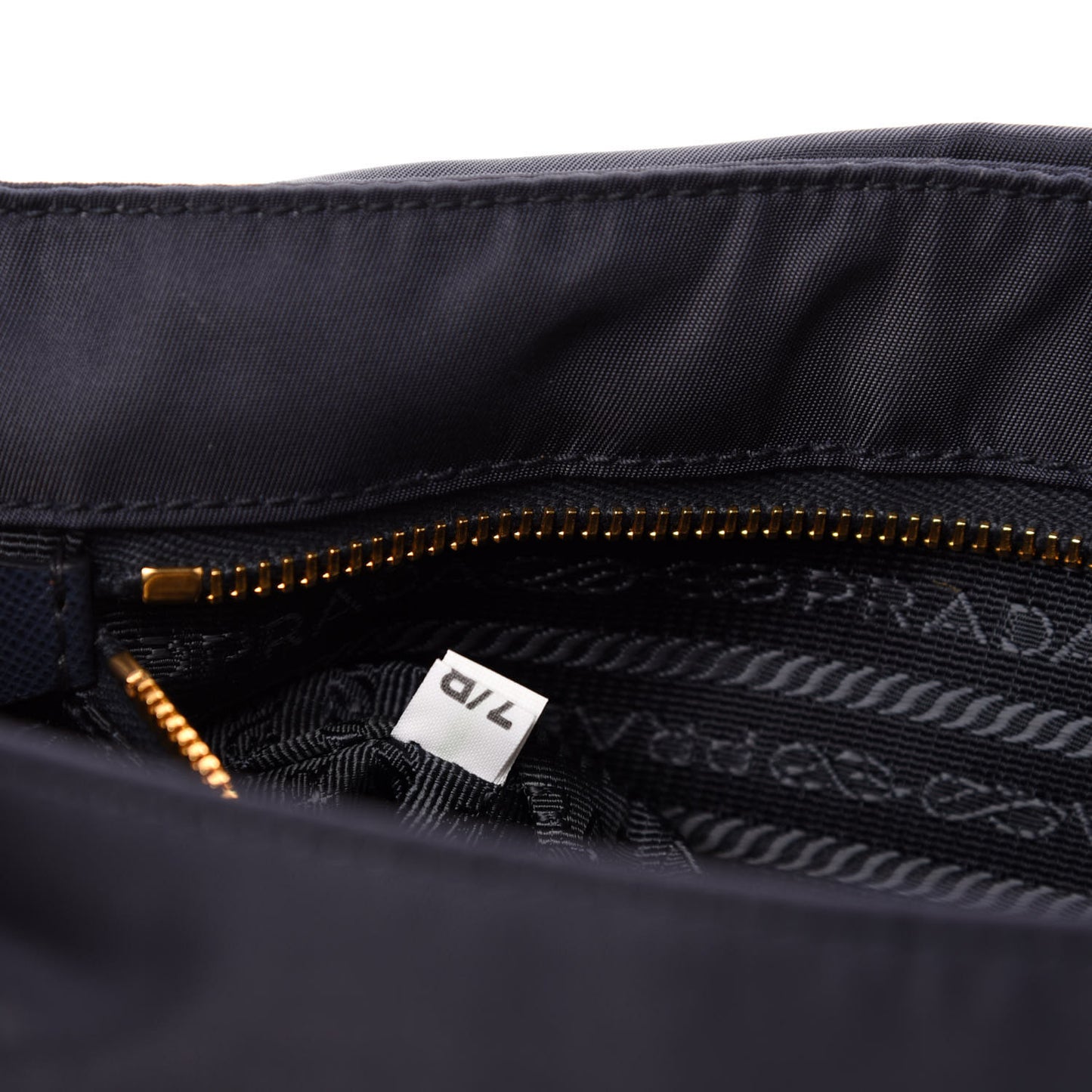 Tessuto Nylon Saffiano Small Messenger Bag Blue